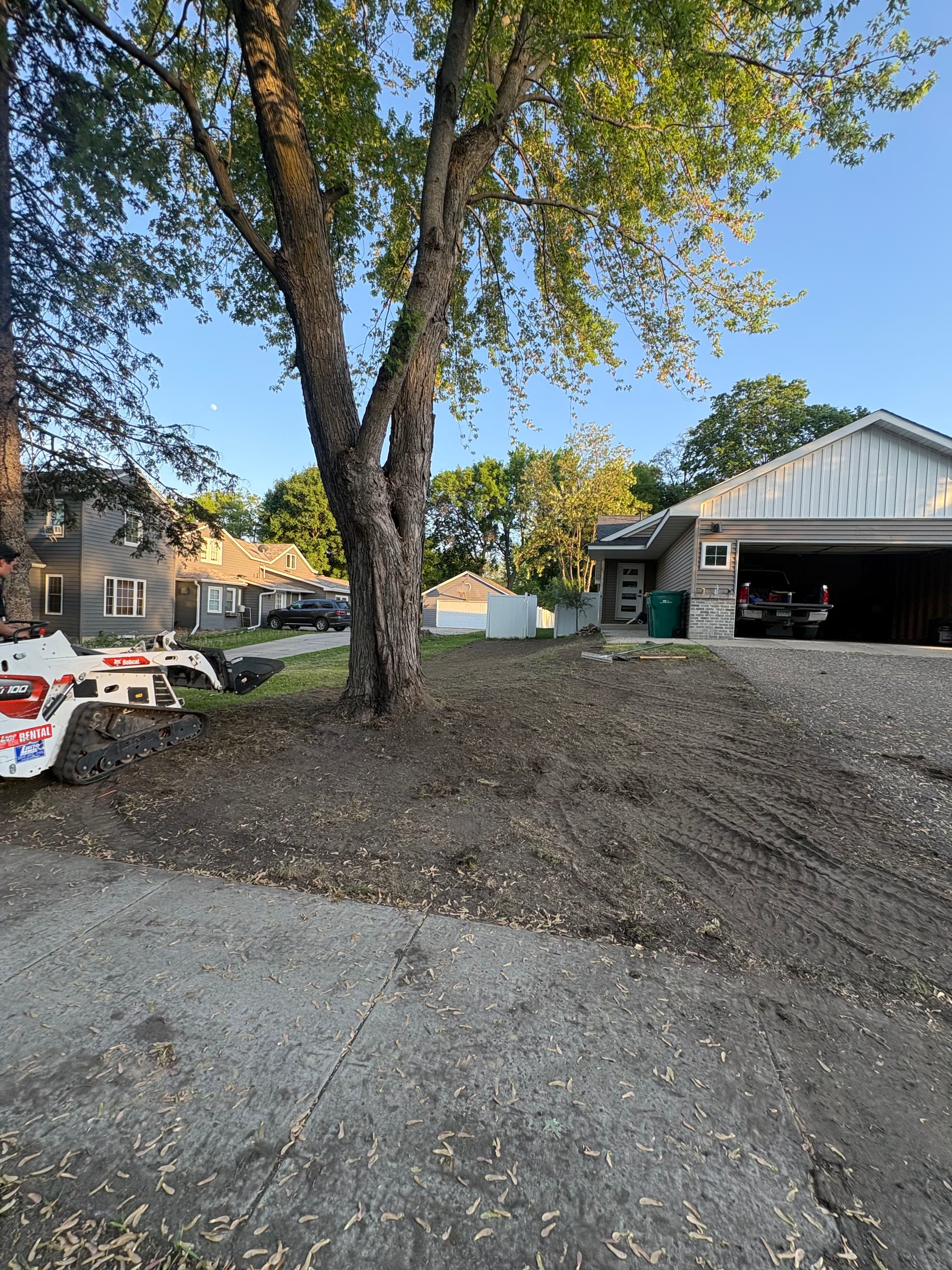 Gallery photos for Front Lawn Regrade That Fixes Drainage for Good: Image #1