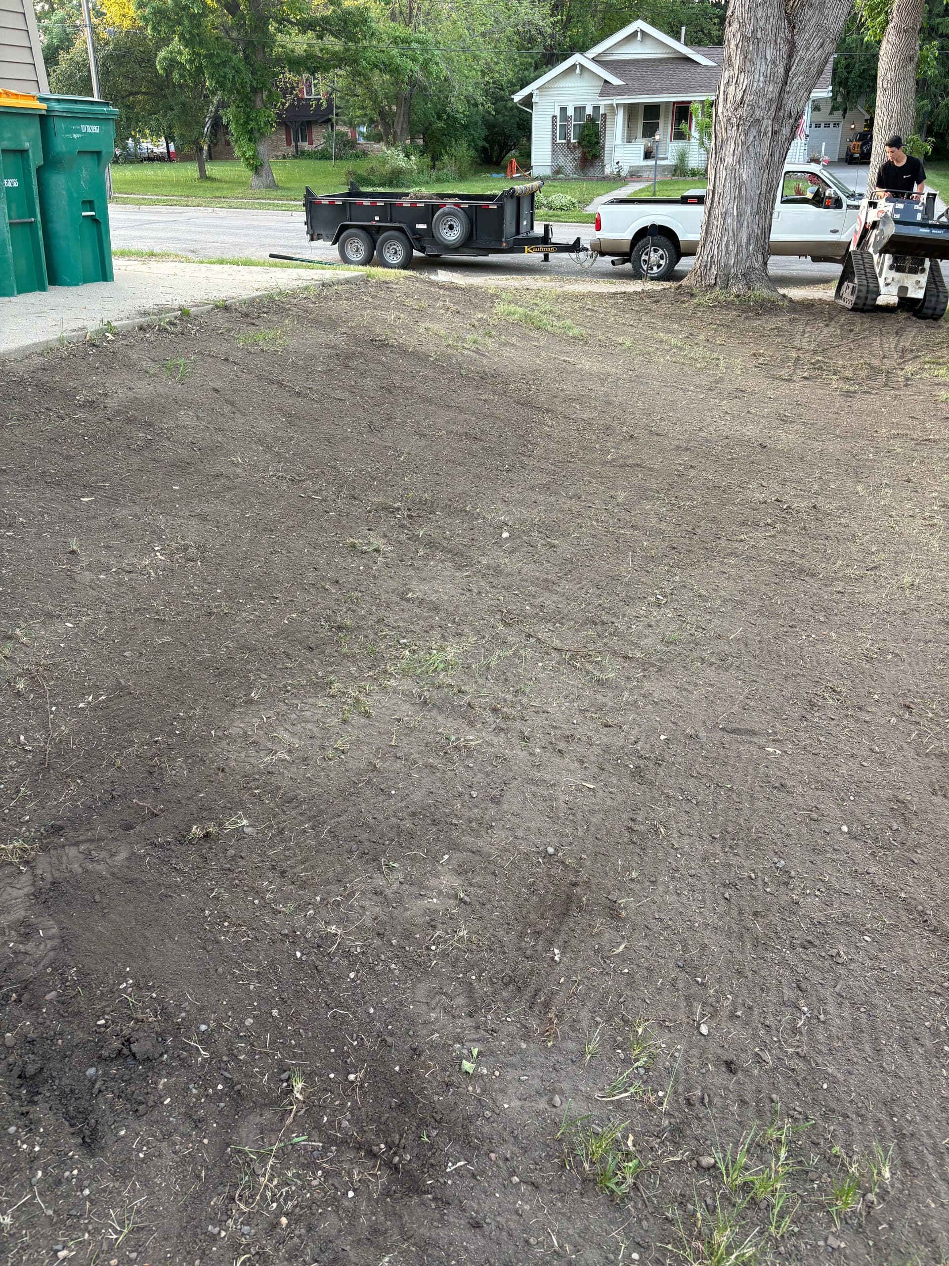 Front Lawn Regrade That Fixes Drainage for Good image