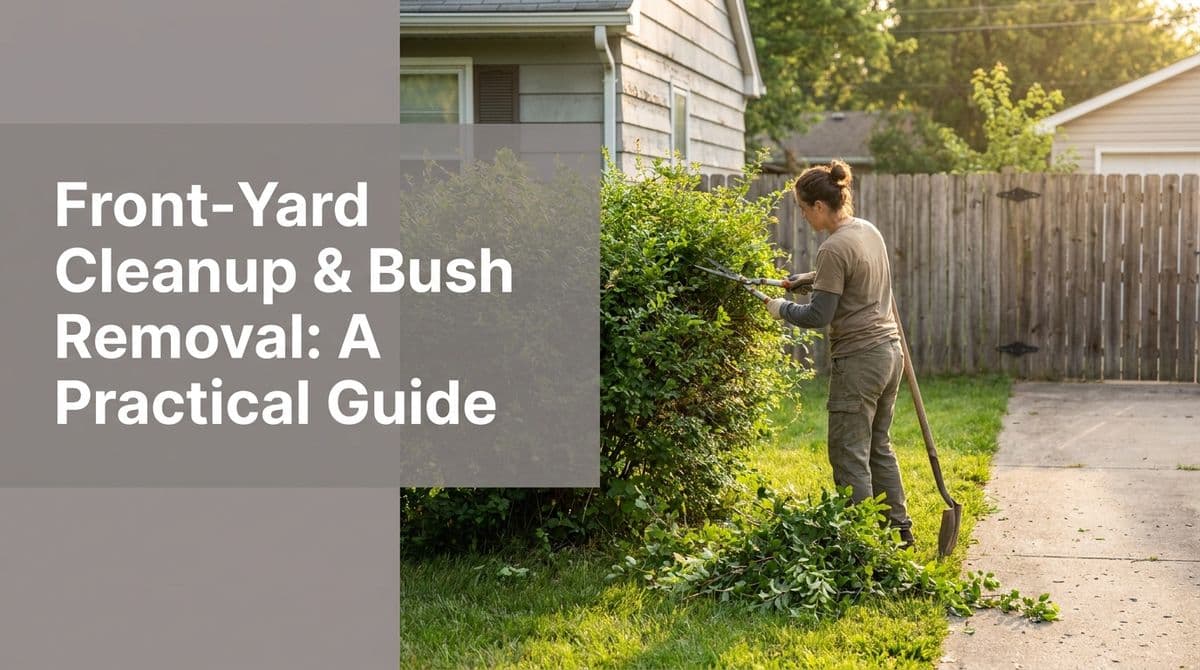 Front-Yard Cleanup & Bush Removal: A Practical Guide image