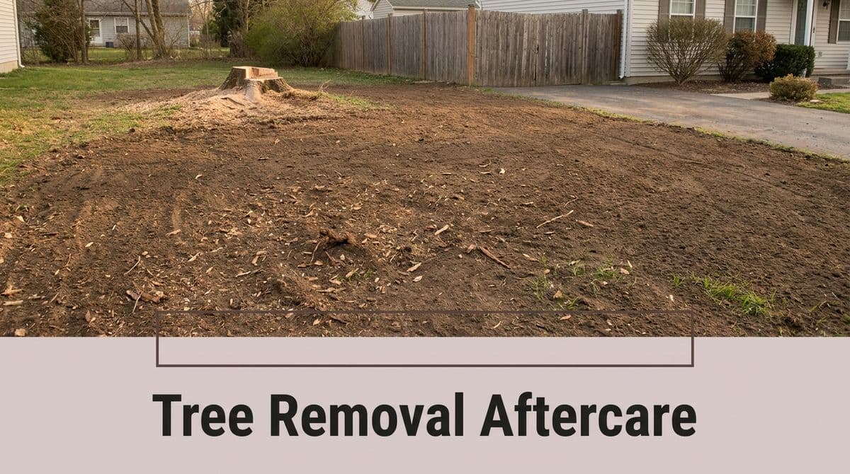 Tree Removal Aftercare: Dealing with Chips & Regrading image